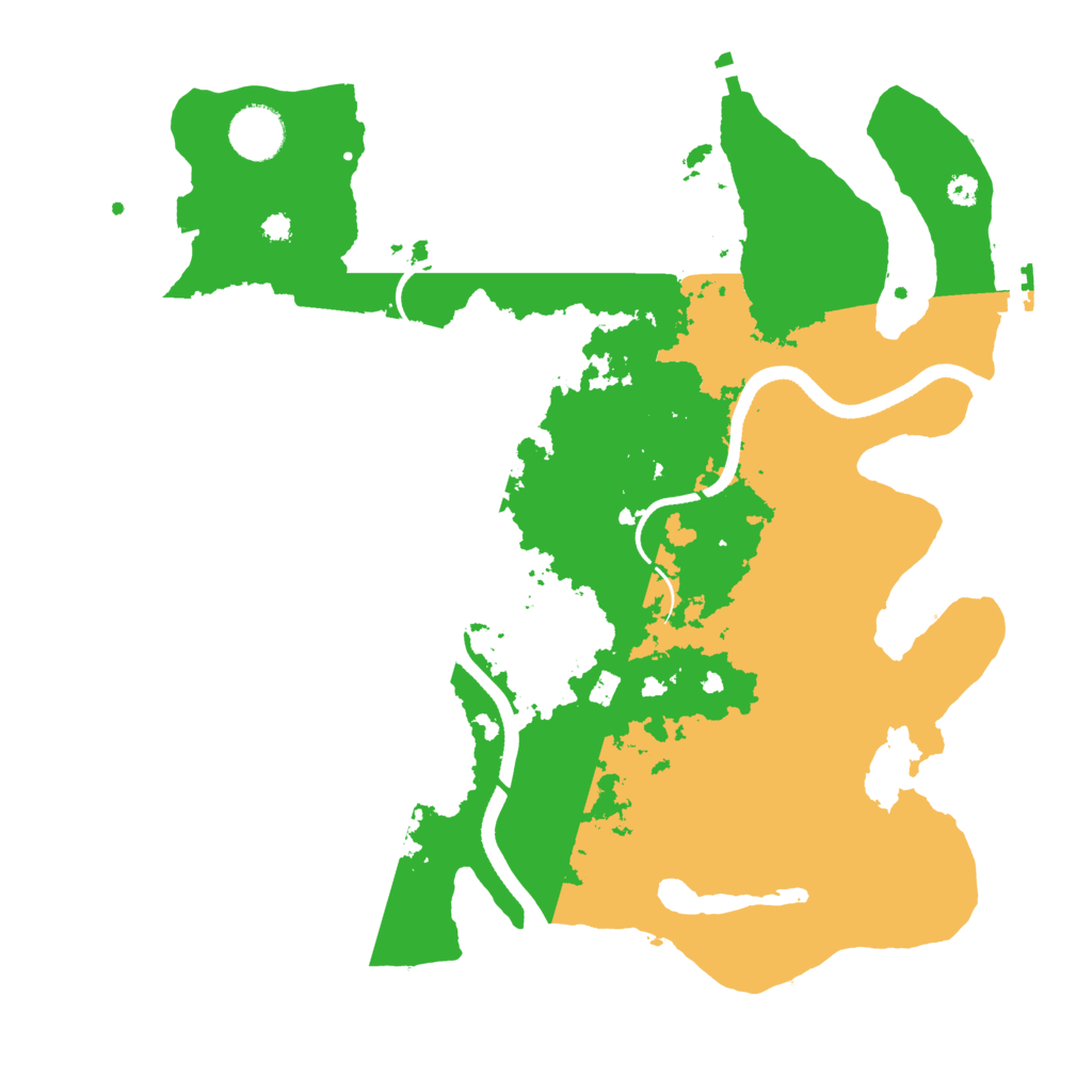 Biome Rust Map: Procedural Map, Size: 3500, Seed: 95655164