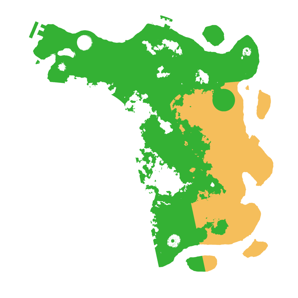 Biome Rust Map: Procedural Map, Size: 3500, Seed: 21243012