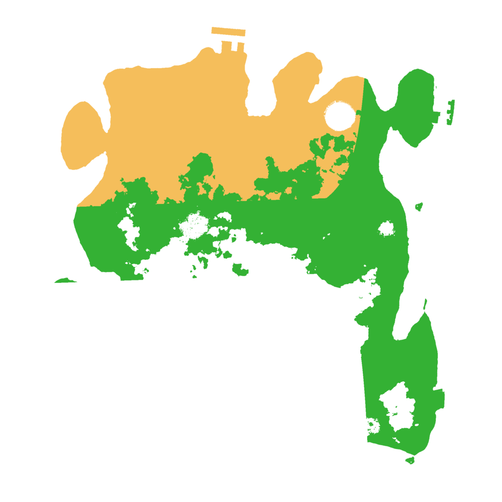 Biome Rust Map: Procedural Map, Size: 3000, Seed: 2052956436