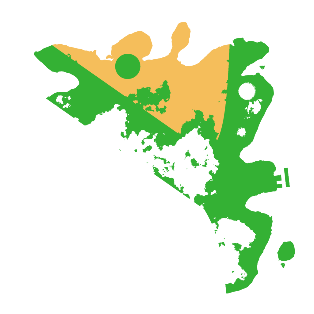 Biome Rust Map: Procedural Map, Size: 3300, Seed: 61062346