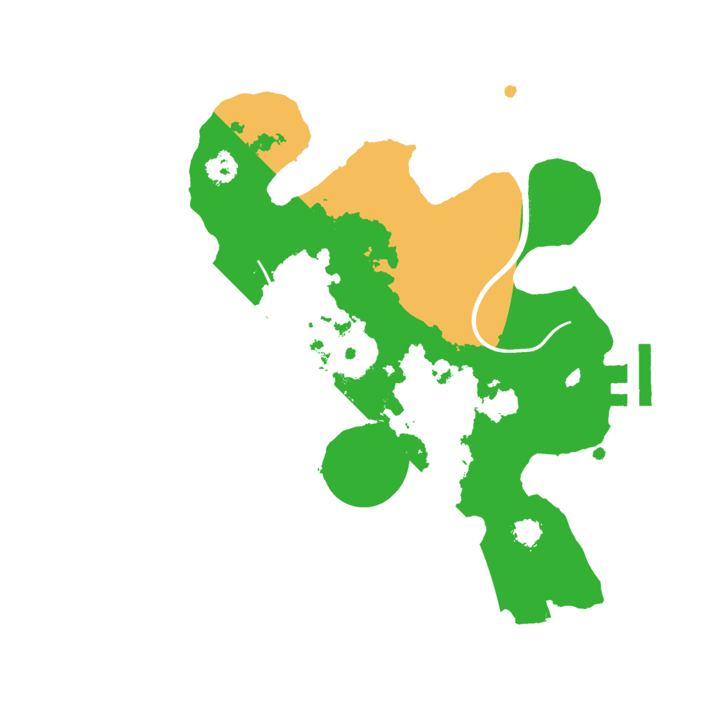 Biome Rust Map: Procedural Map, Size: 2350, Seed: 1505400710