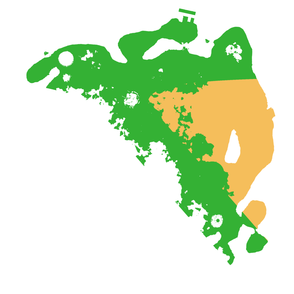 Biome Rust Map: Procedural Map, Size: 3500, Seed: 309433350