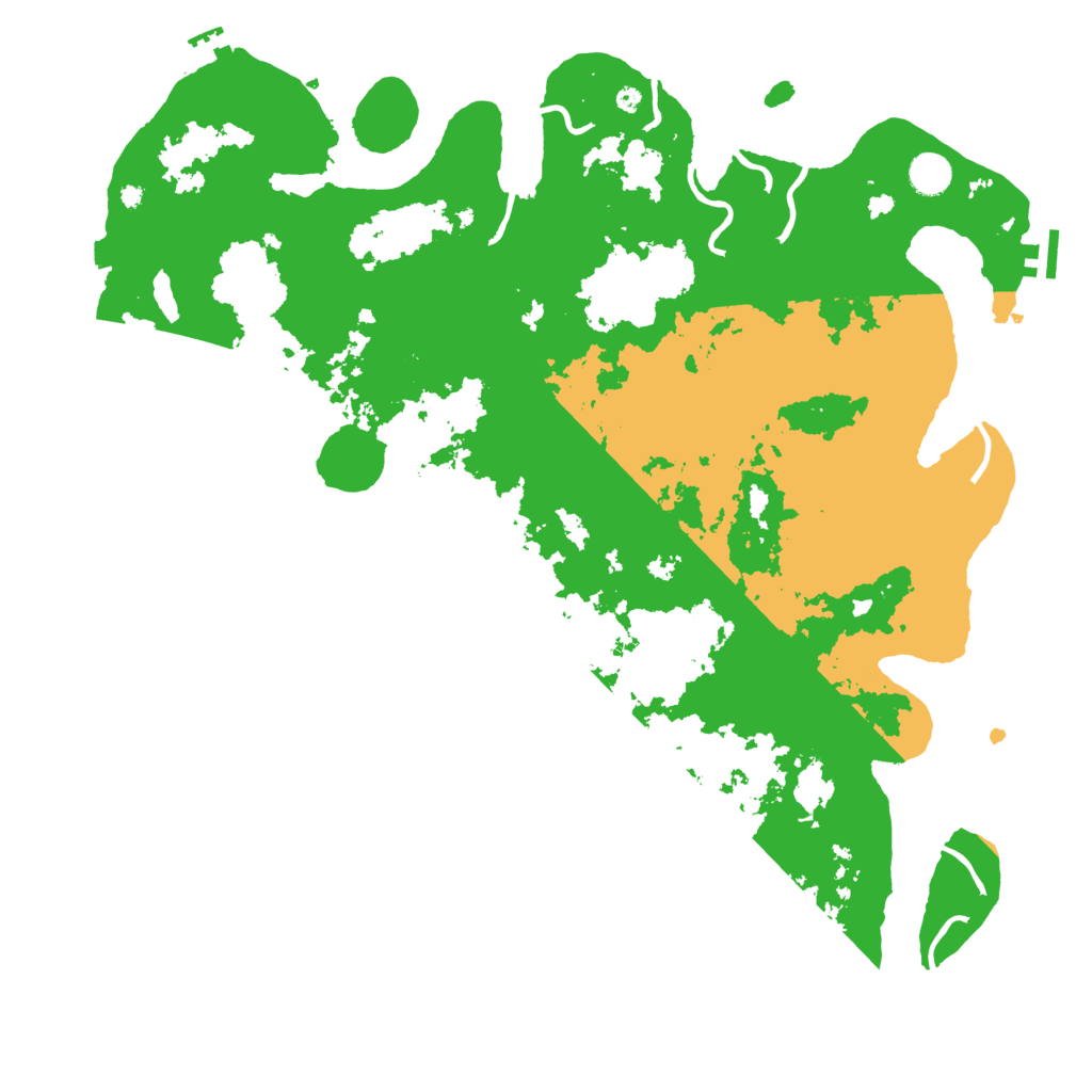 Biome Rust Map: Procedural Map, Size: 4500, Seed: 833627607