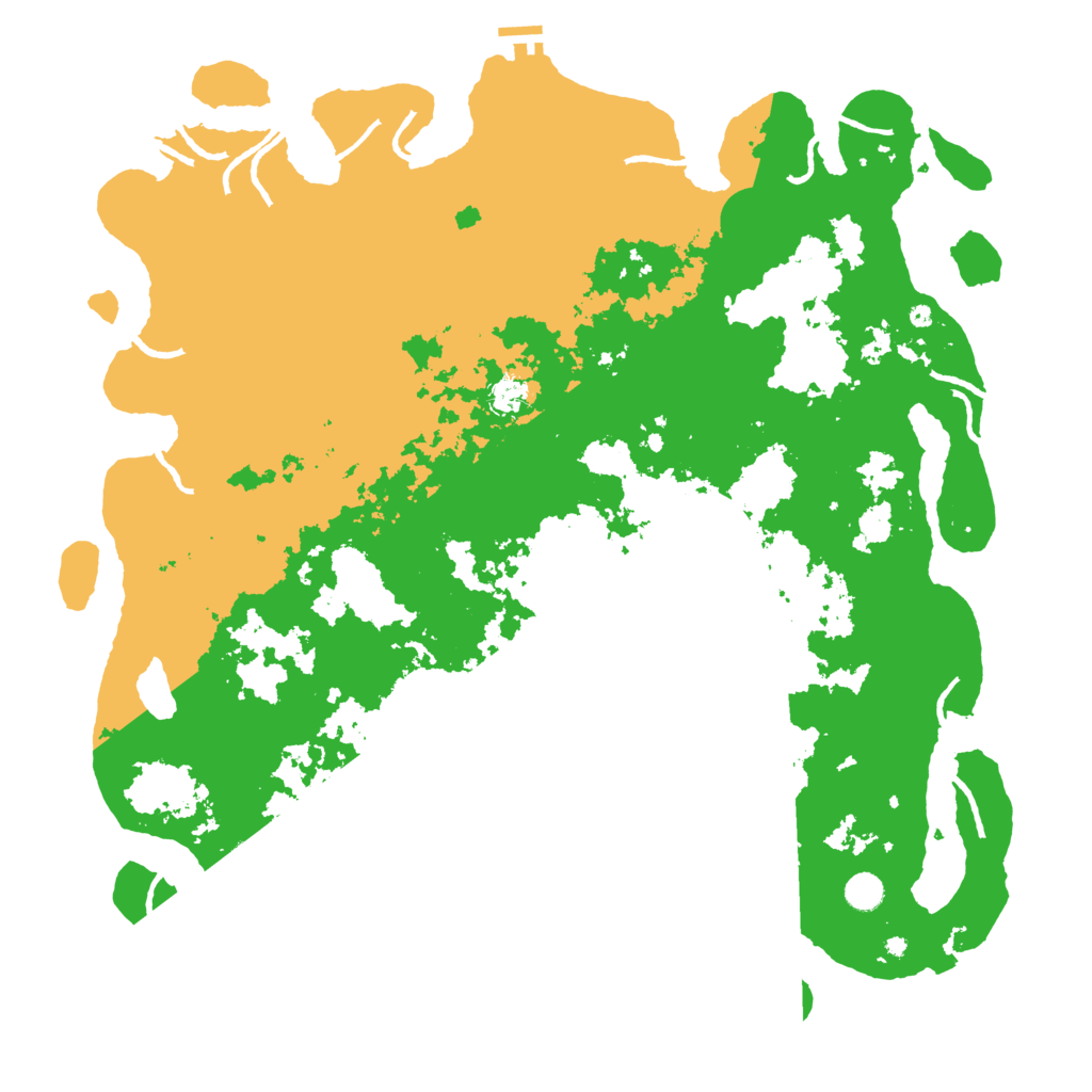 Biome Rust Map: Procedural Map, Size: 5000, Seed: 143320078