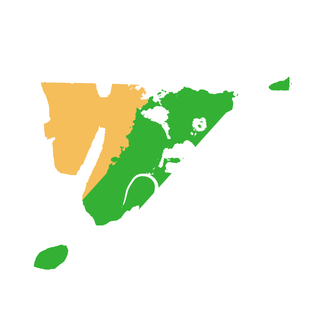 Biome Rust Map: Procedural Map, Size: 2300, Seed: 1642811986