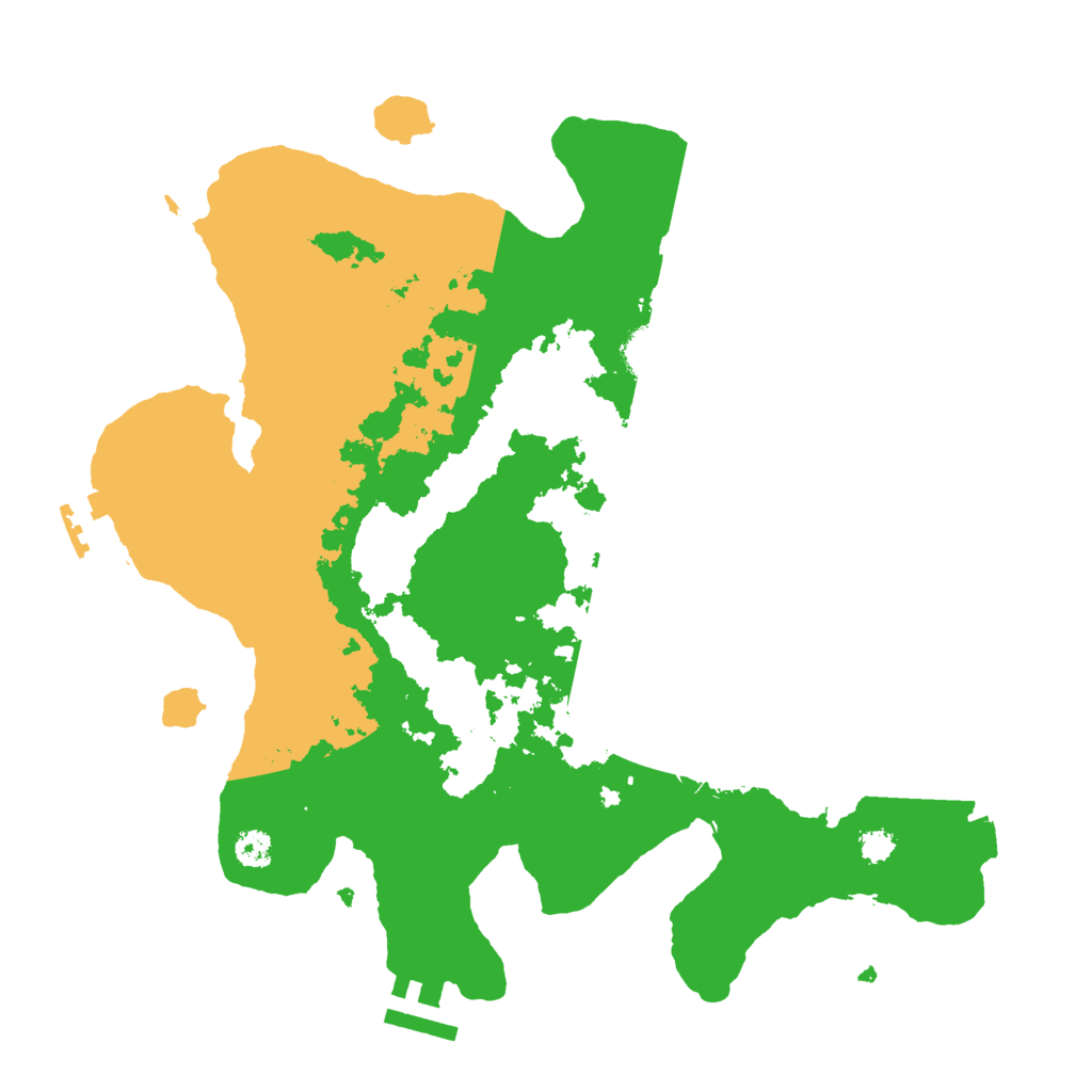 Biome Rust Map: Procedural Map, Size: 3000, Seed: 20731