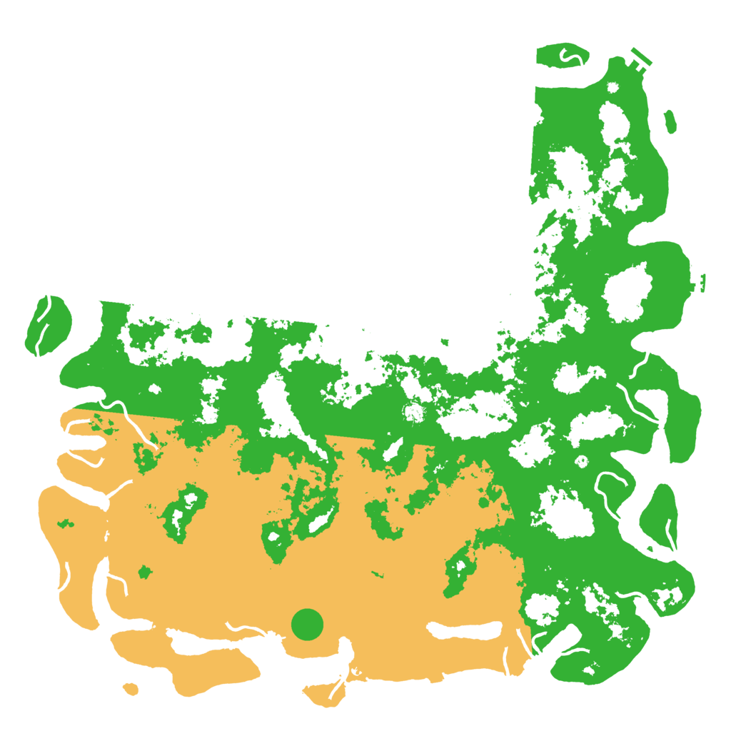 Biome Rust Map: Procedural Map, Size: 6000, Seed: 1923880141