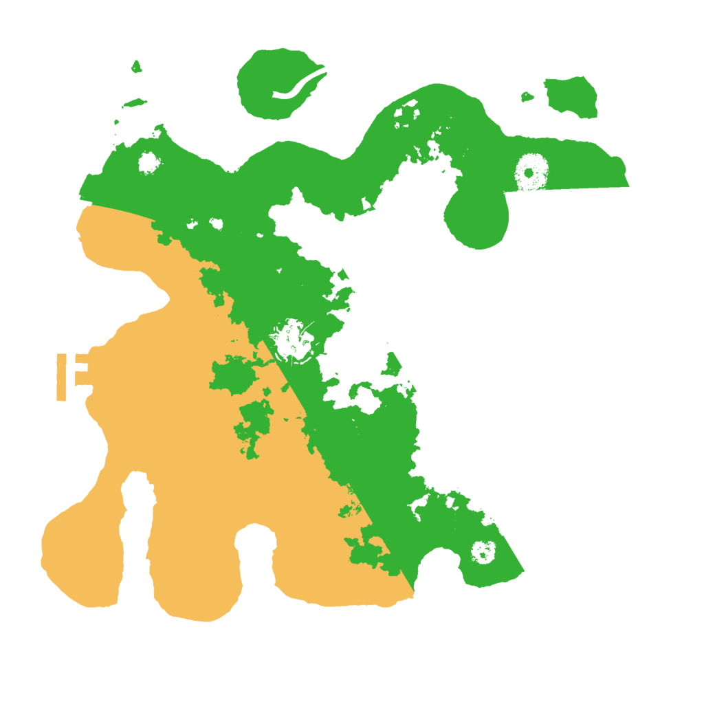 Biome Rust Map: Procedural Map, Size: 3000, Seed: 89521