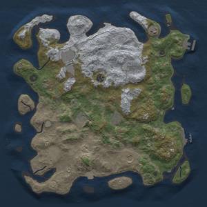 Thumbnail Rust Map: Procedural Map, Size: 4000, Seed: 1394256812, 18 Monuments