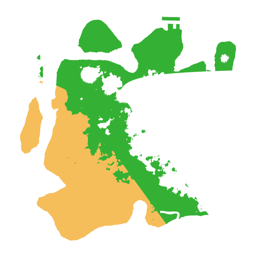 Biome Rust Map: Procedural Map, Size: 3000, Seed: 47763