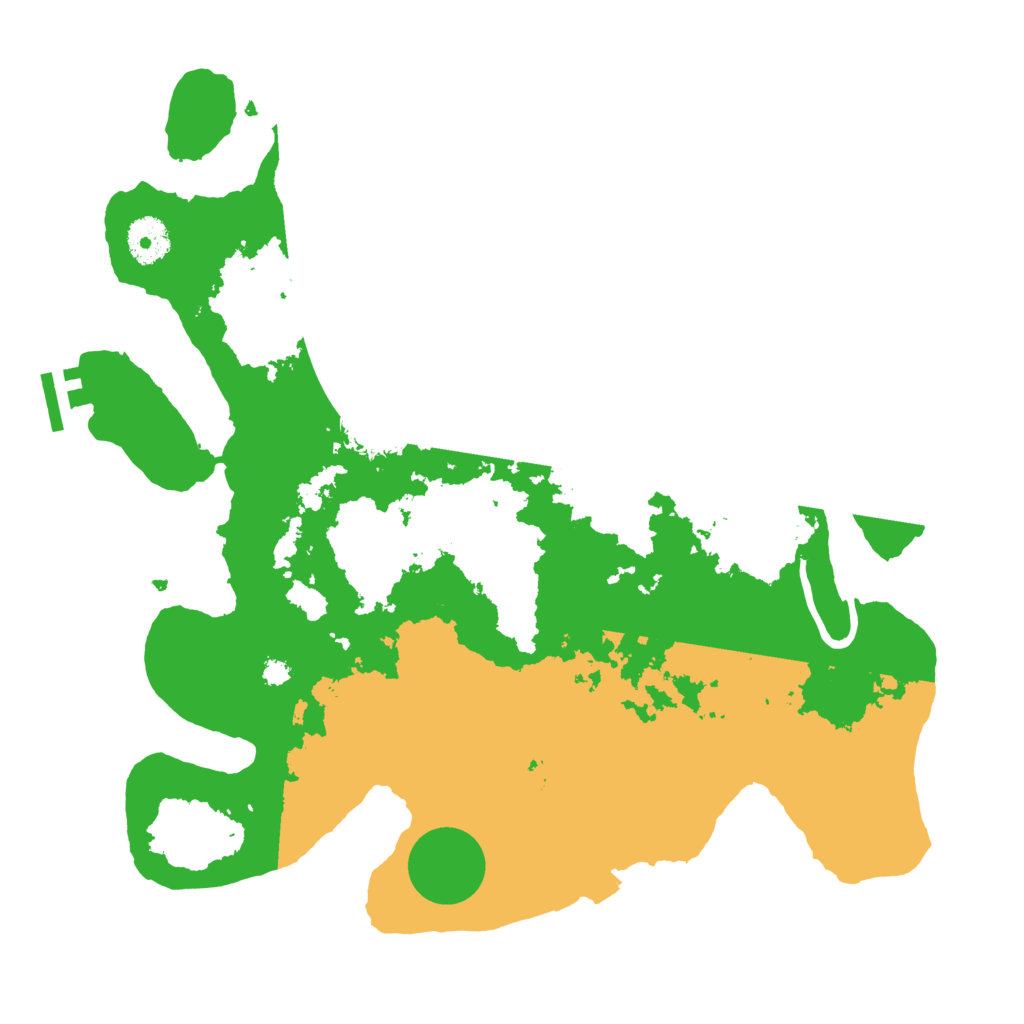 Biome Rust Map: Procedural Map, Size: 3500, Seed: 1840675039