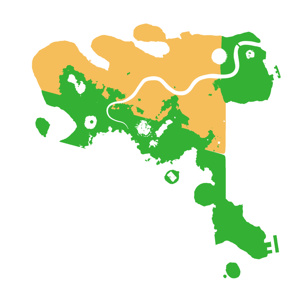 Biome Rust Map: Procedural Map, Size: 3500, Seed: 1082310419