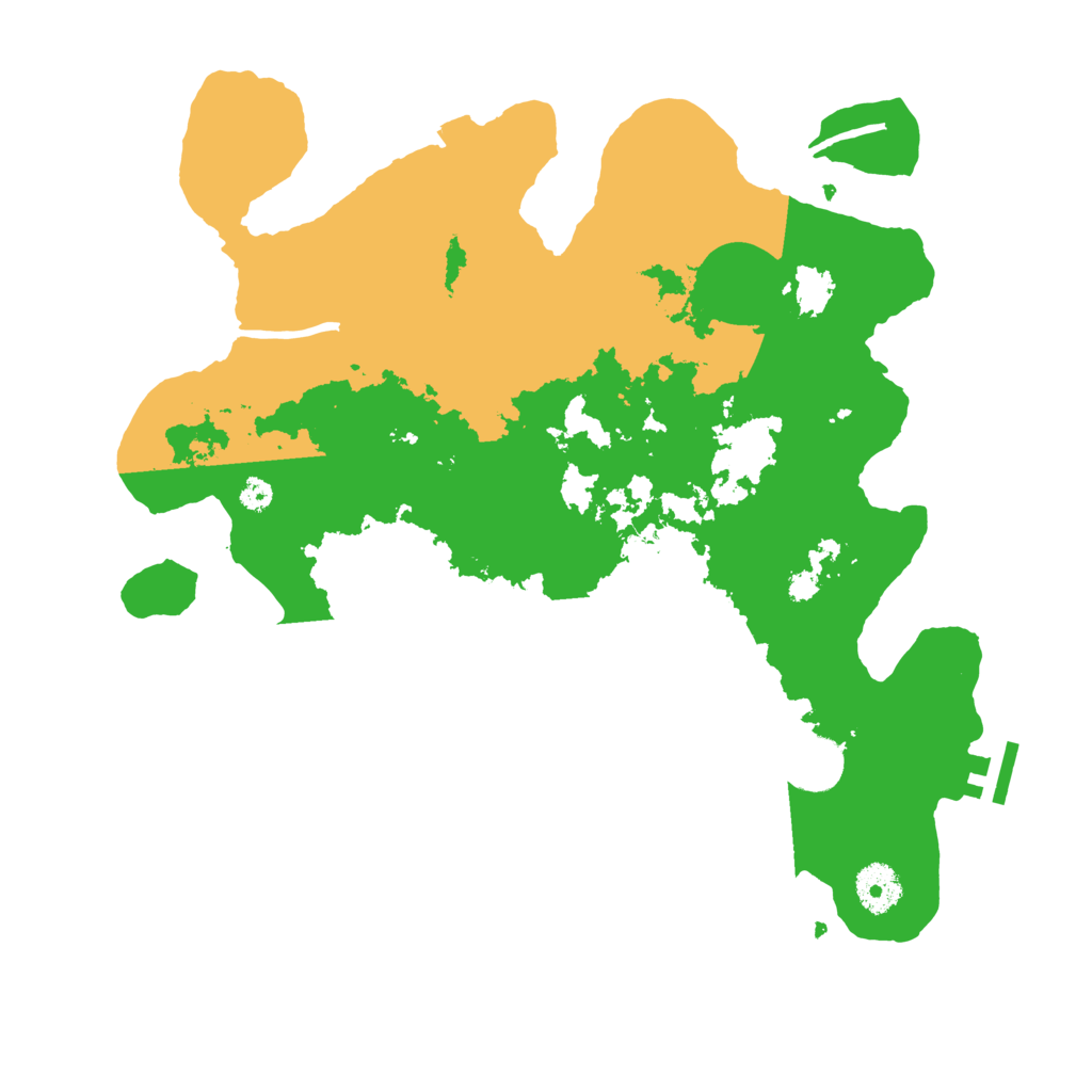 Biome Rust Map: Procedural Map, Size: 3500, Seed: 2087524519