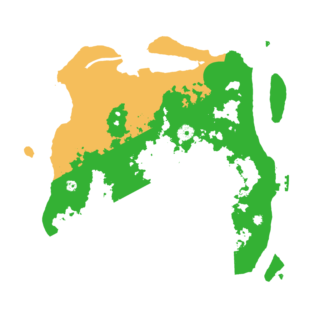 Biome Rust Map: Procedural Map, Size: 3000, Seed: 742539462
