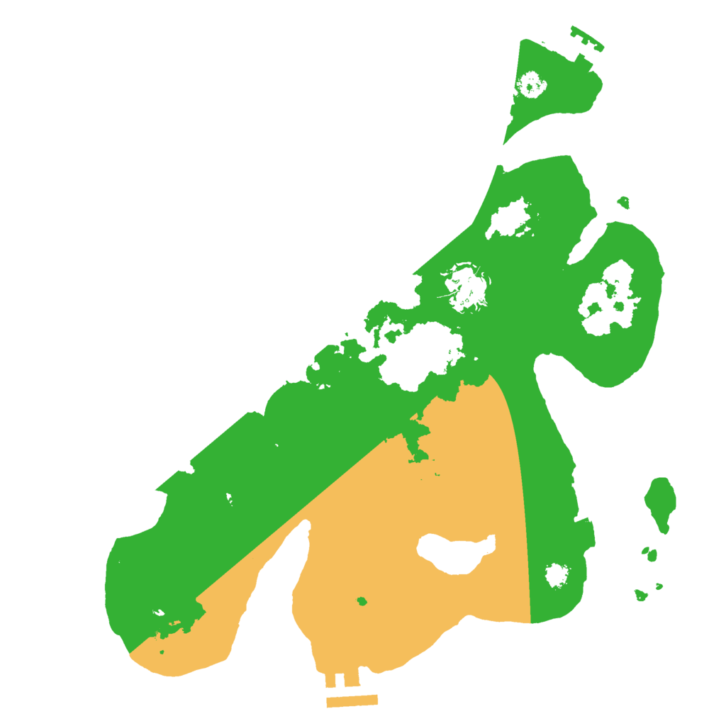 Biome Rust Map: Procedural Map, Size: 2858, Seed: 1355359085