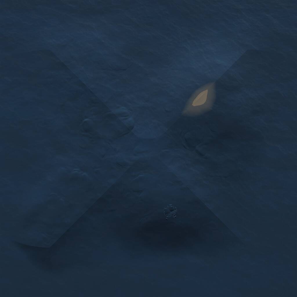 Rust Map: Procedural Map, Size: 1000, Seed: 2076055021, 1 Monuments