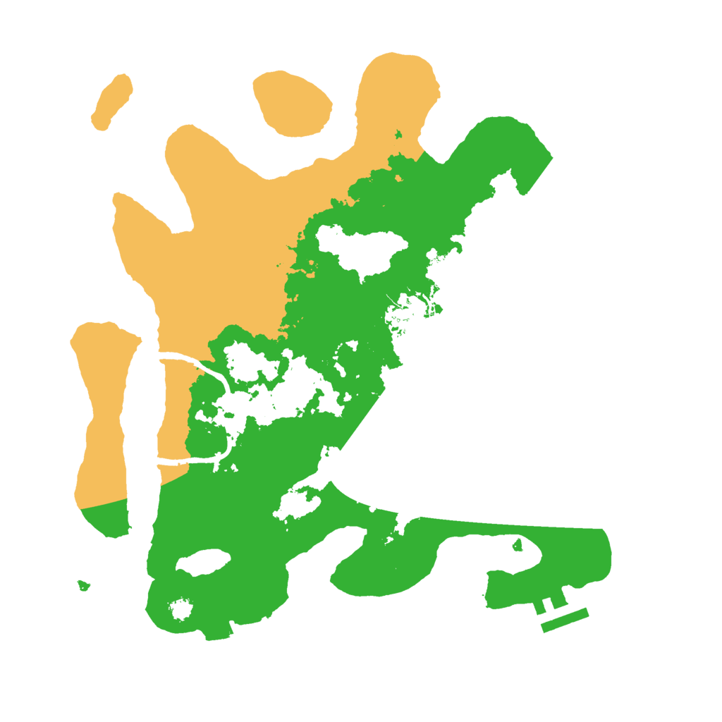 Biome Rust Map: Procedural Map, Size: 3000, Seed: 5448