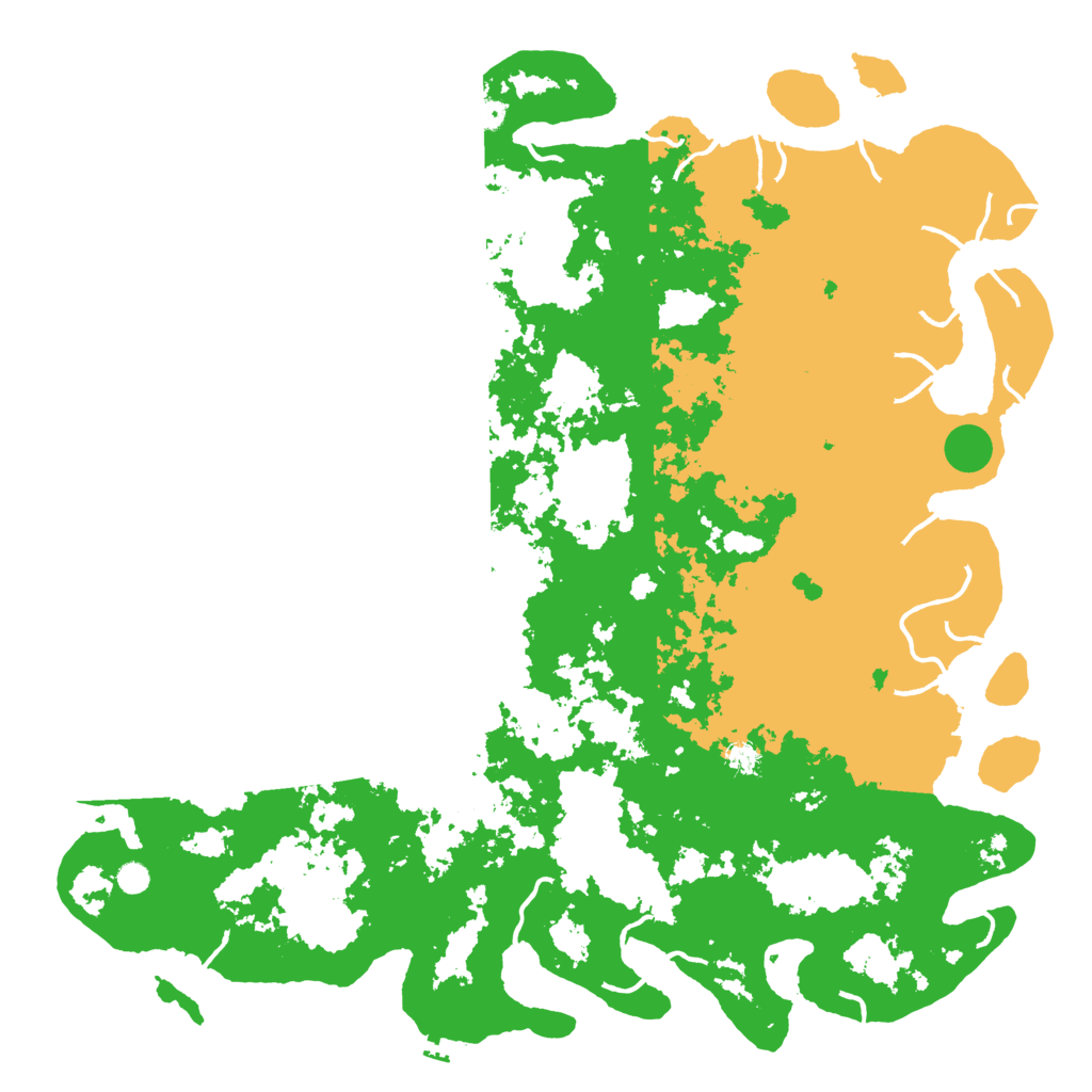 Biome Rust Map: Procedural Map, Size: 6000, Seed: 43050