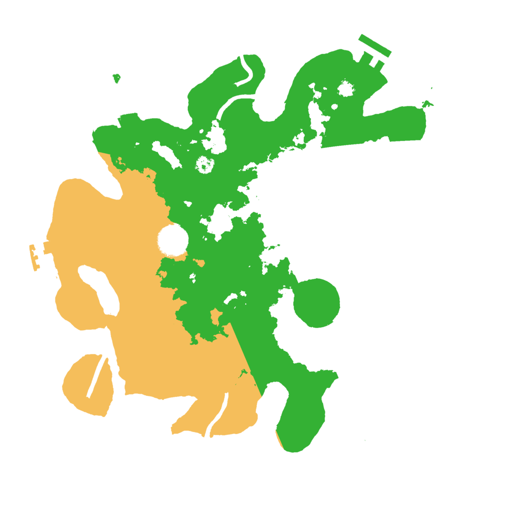 Biome Rust Map: Procedural Map, Size: 3000, Seed: 25474