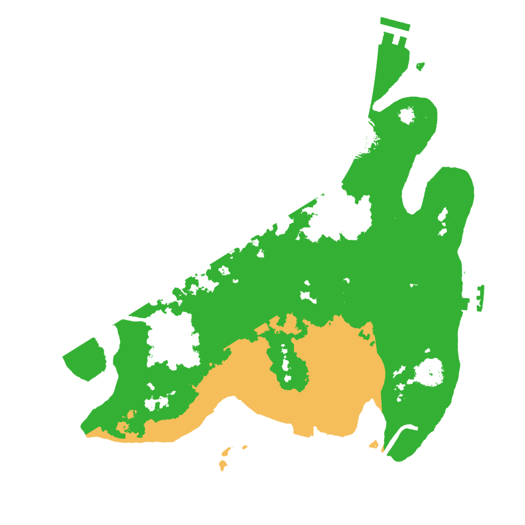 Biome Rust Map: Procedural Map, Size: 3000, Seed: 11625
