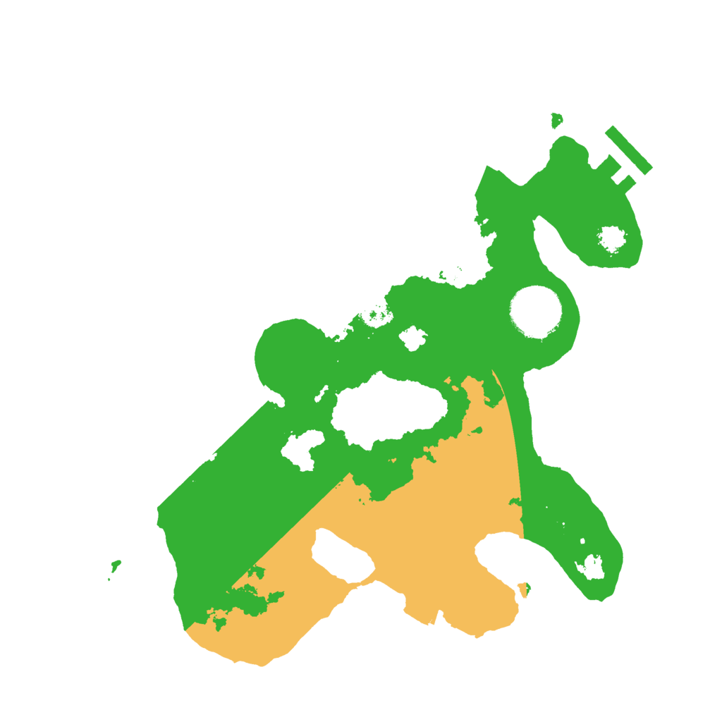 Biome Rust Map: Procedural Map, Size: 2500, Seed: 624830907