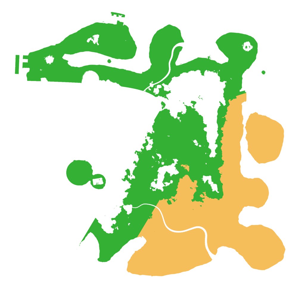 Biome Rust Map: Procedural Map, Size: 3250, Seed: 1994