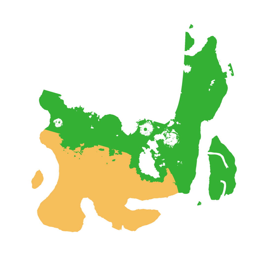 Biome Rust Map: Procedural Map, Size: 3000, Seed: 192168