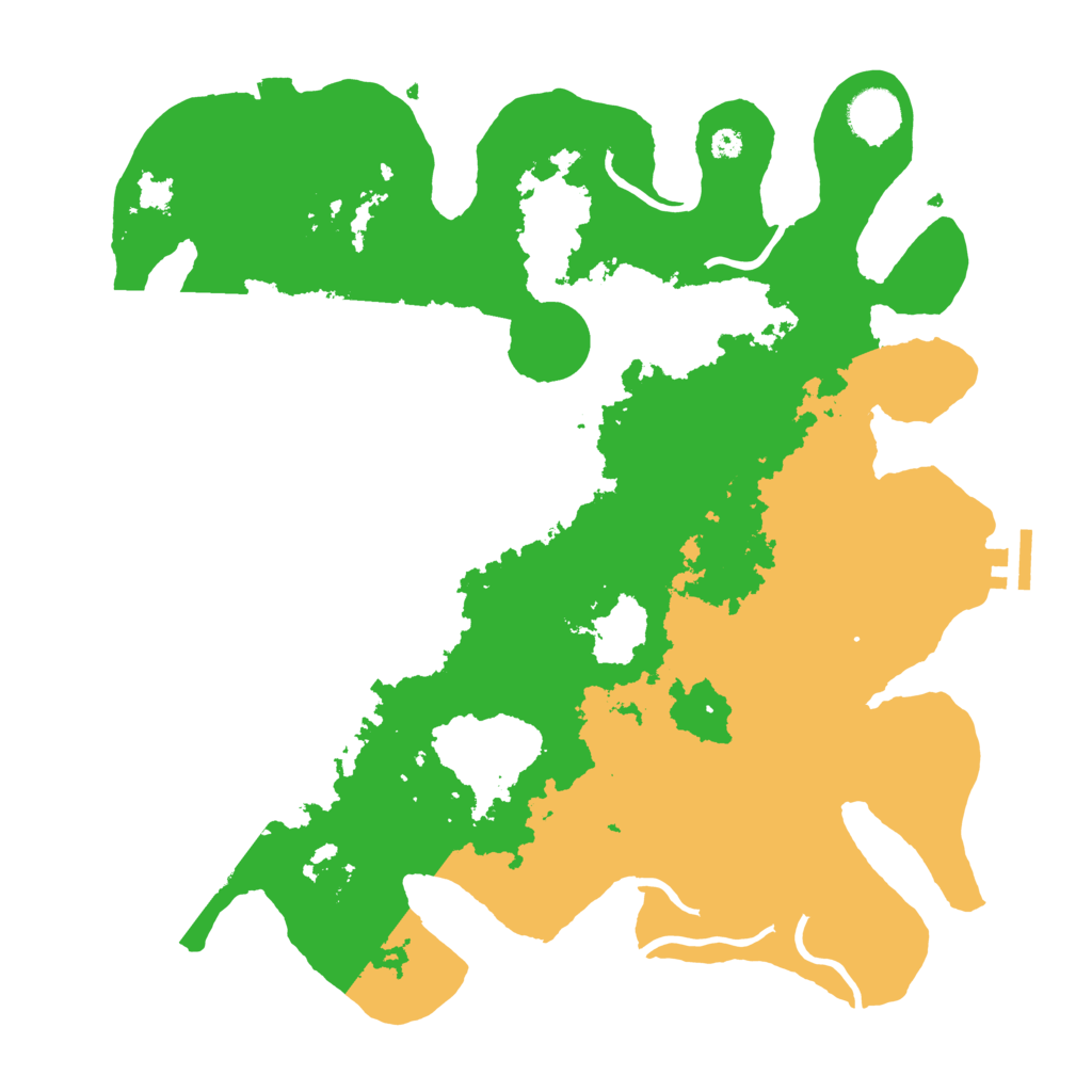 Biome Rust Map: Procedural Map, Size: 3650, Seed: 1518190592