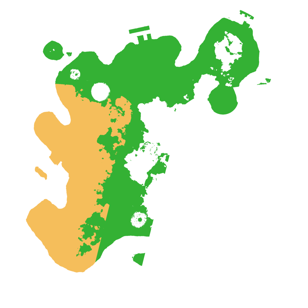 Biome Rust Map: Procedural Map, Size: 3000, Seed: 1337668