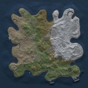 Thumbnail Rust Map: Procedural Map, Size: 3500, Seed: 914699842, 18 Monuments