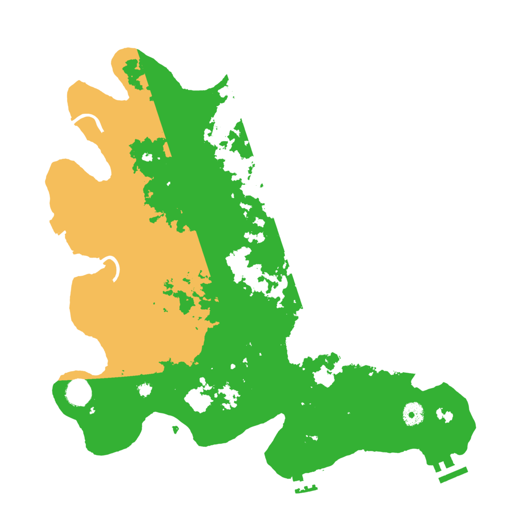 Biome Rust Map: Procedural Map, Size: 3500, Seed: 914699842