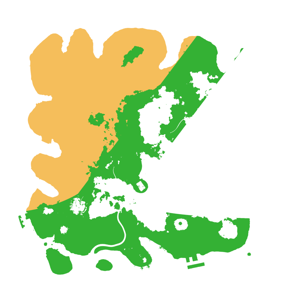 Biome Rust Map: Procedural Map, Size: 3500, Seed: 1667929127