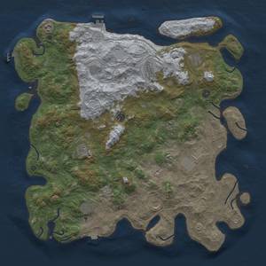 Thumbnail Rust Map: Procedural Map, Size: 4800, Seed: 428440668, 19 Monuments