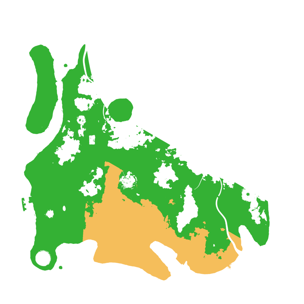 Biome Rust Map: Procedural Map, Size: 3500, Seed: 5995