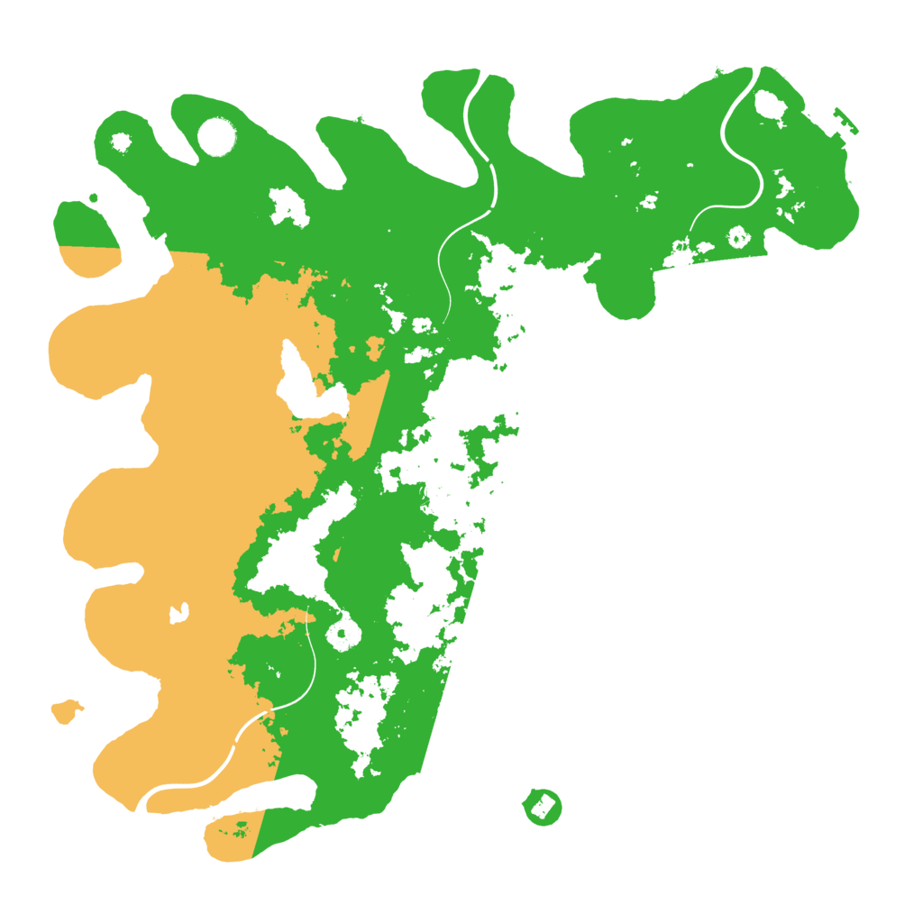 Biome Rust Map: Procedural Map, Size: 4250, Seed: 969280175