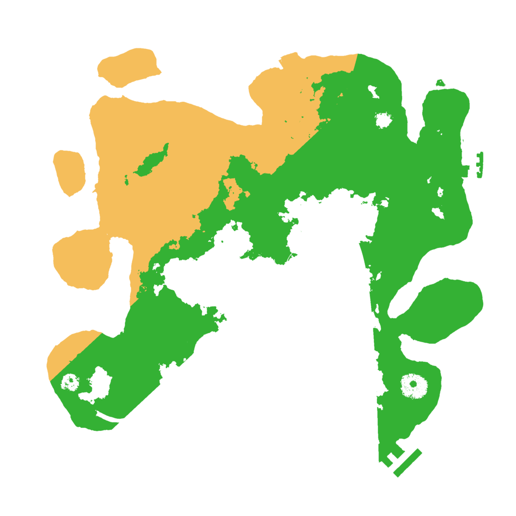 Biome Rust Map: Procedural Map, Size: 3000, Seed: 27109