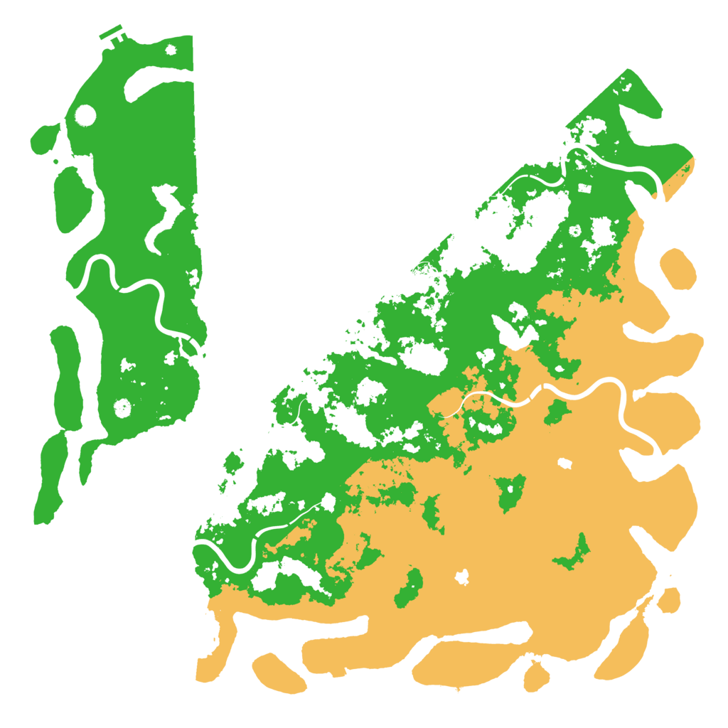 Biome Rust Map: Procedural Map, Size: 6000, Seed: 1784629774