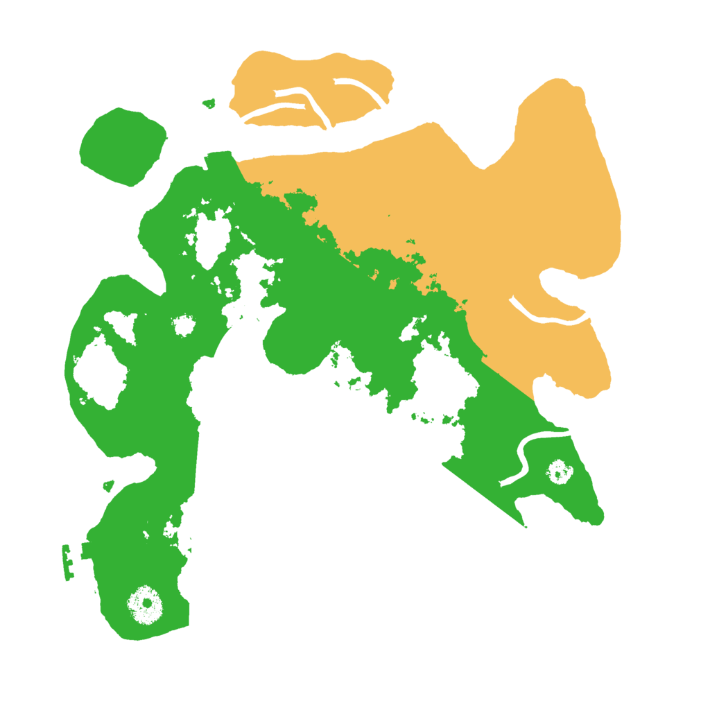 Biome Rust Map: Procedural Map, Size: 3000, Seed: 1350604862