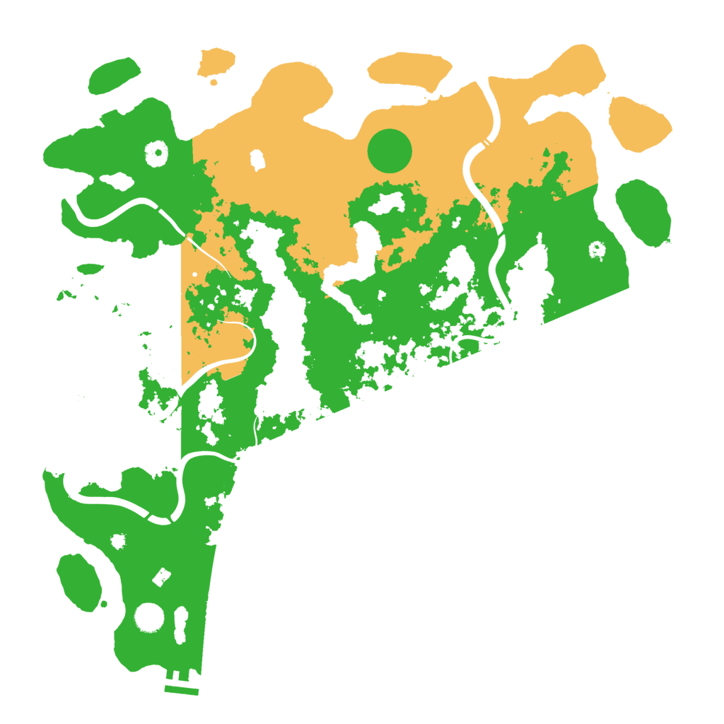 Biome Rust Map: Procedural Map, Size: 4300, Seed: 68319790