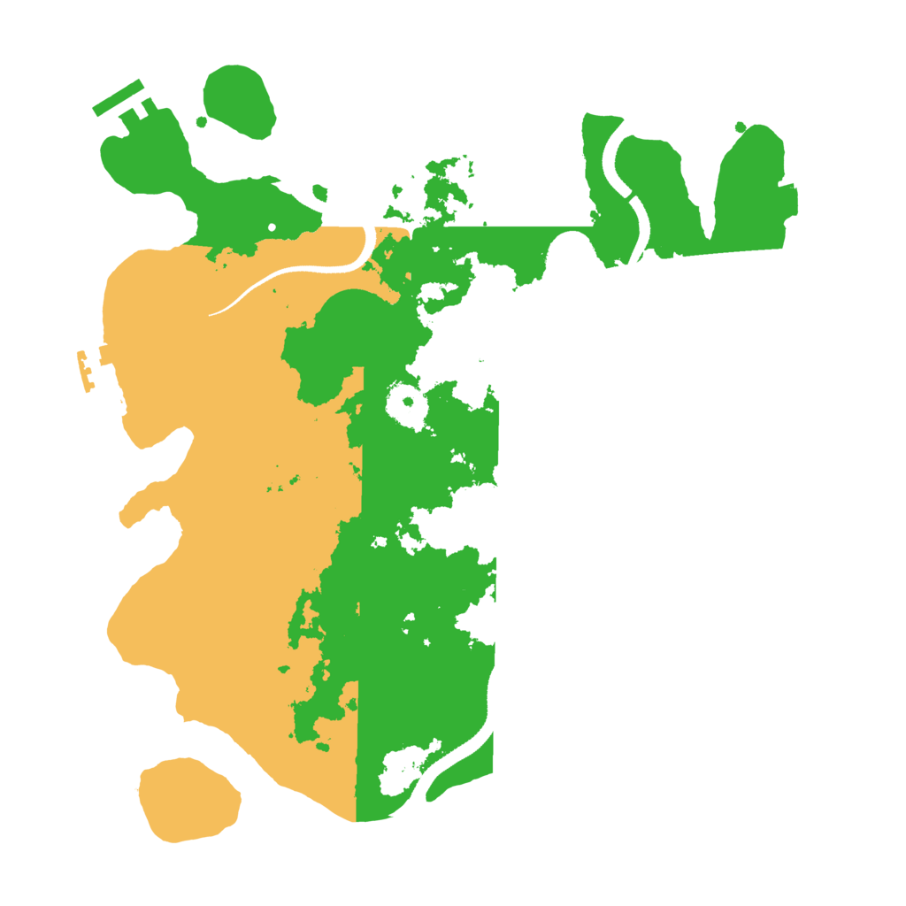 Biome Rust Map: Procedural Map, Size: 3300, Seed: 1193346958