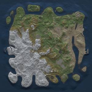 Thumbnail Rust Map: Procedural Map, Size: 4250, Seed: 1908326959, 18 Monuments