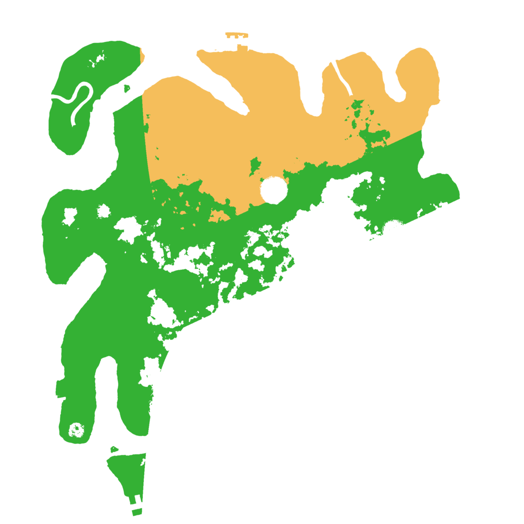 Biome Rust Map: Procedural Map, Size: 3500, Seed: 630159827