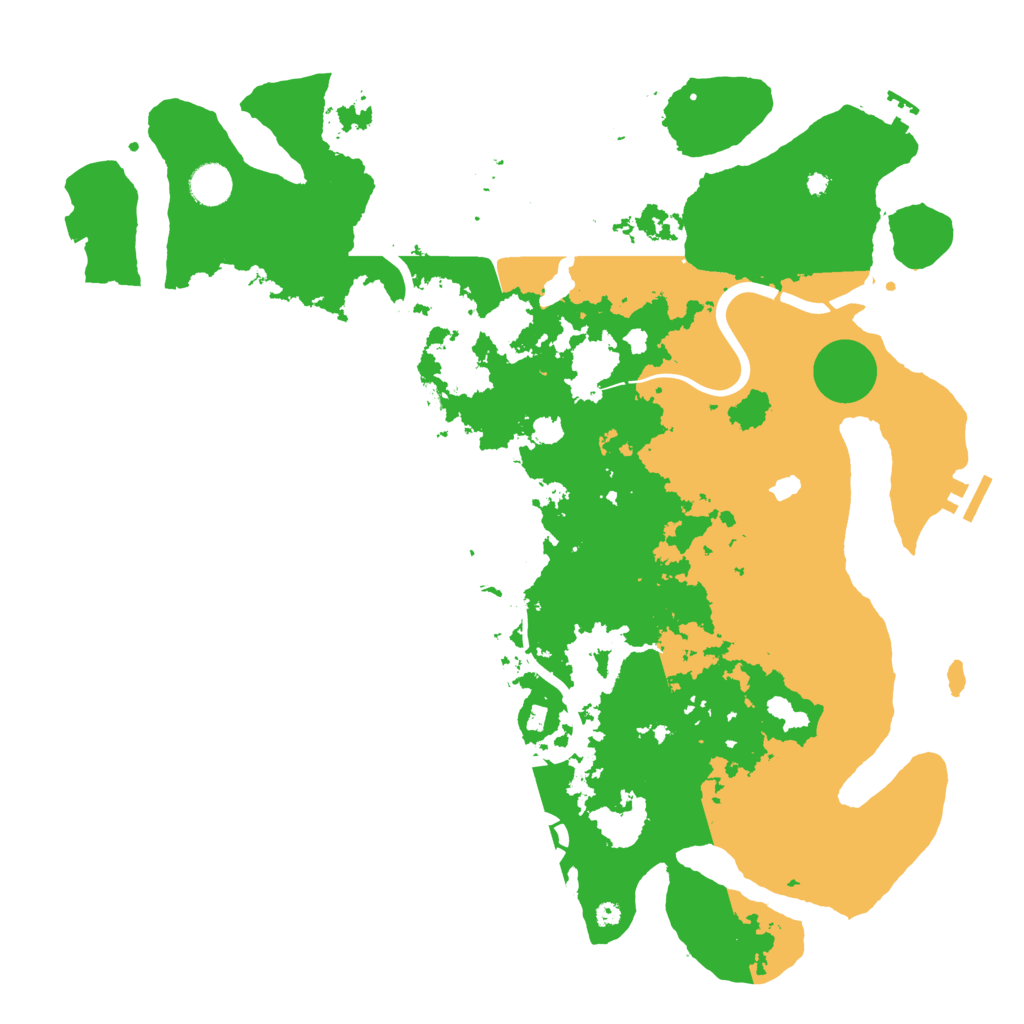 Biome Rust Map: Procedural Map, Size: 4250, Seed: 7937324
