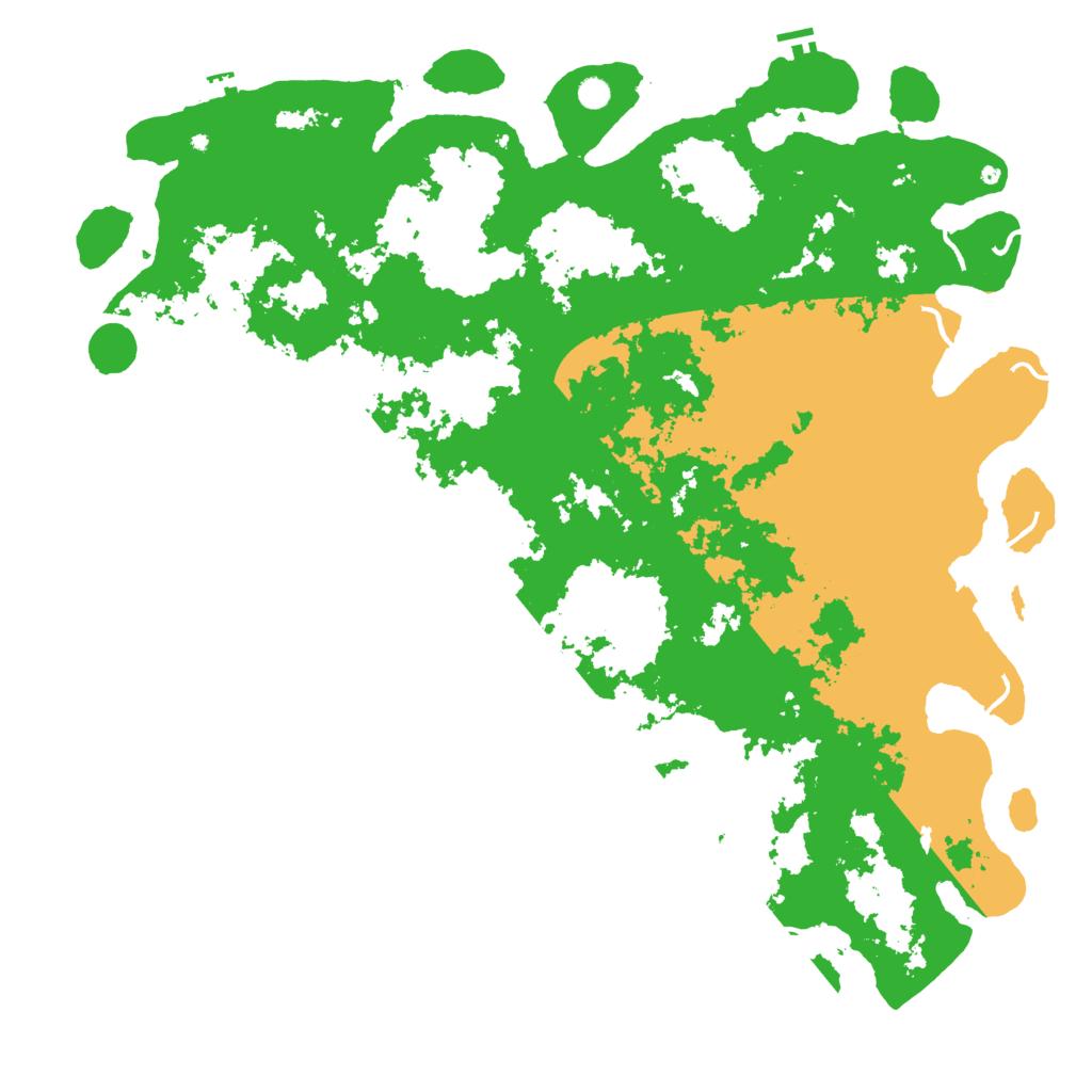 Biome Rust Map: Procedural Map, Size: 6000, Seed: 1121772002