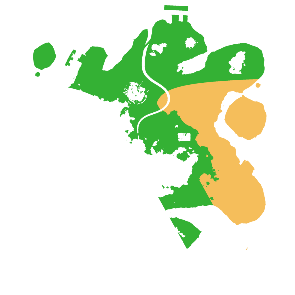 Biome Rust Map: Procedural Map, Size: 2500, Seed: 267430402
