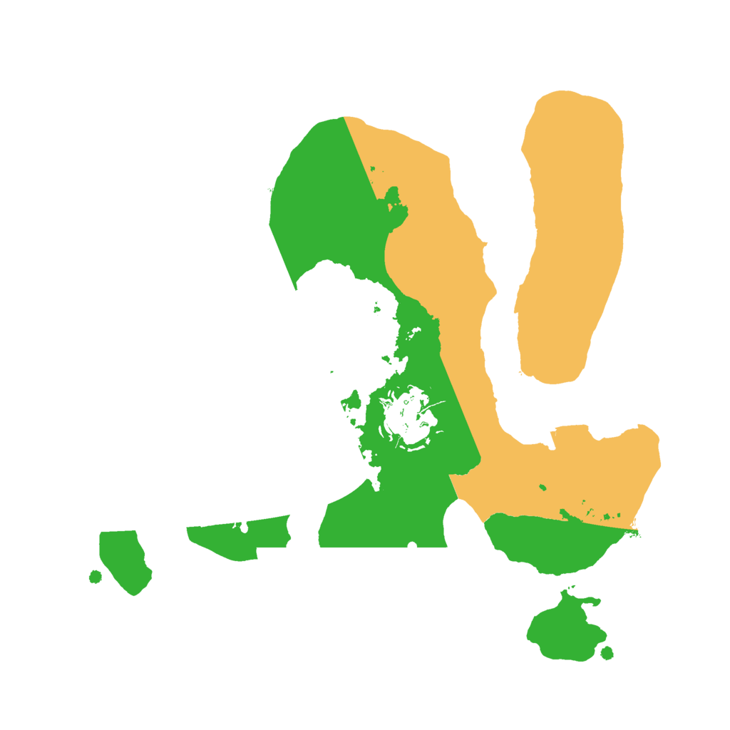 Biome Rust Map: Procedural Map, Size: 2250, Seed: 2837