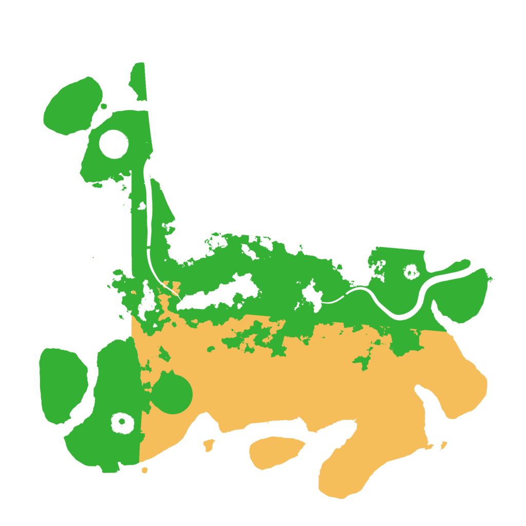 Biome Rust Map: Procedural Map, Size: 3500, Seed: 1124384331