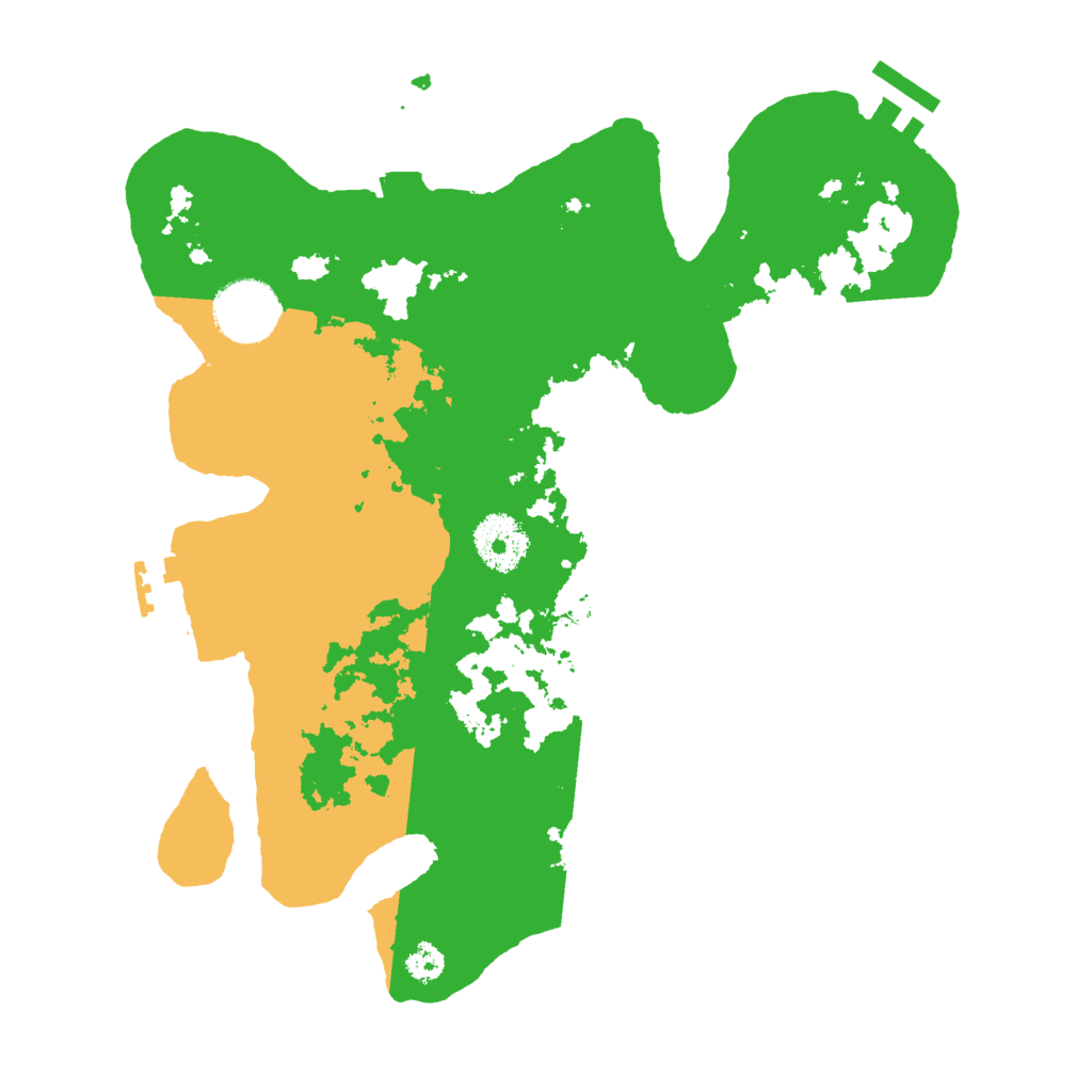 Biome Rust Map: Procedural Map, Size: 3000, Seed: 129034