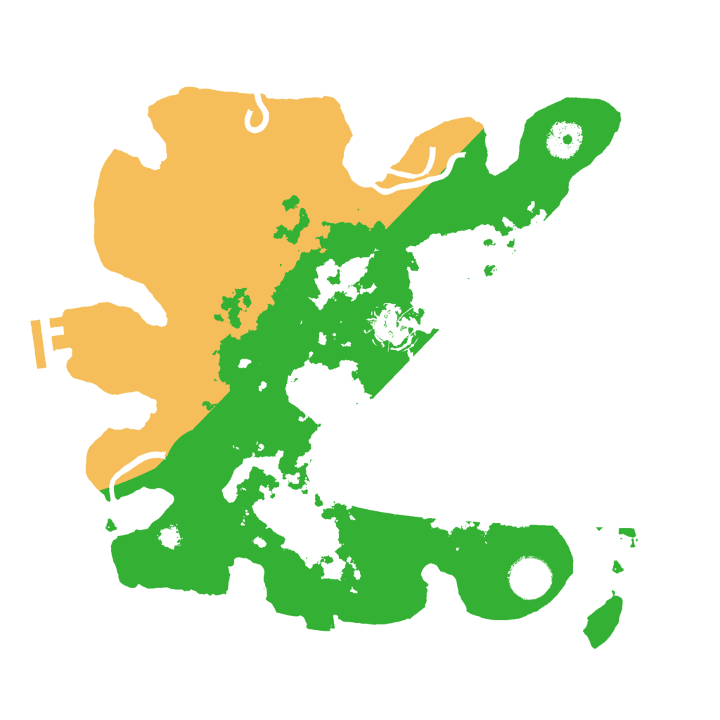 Biome Rust Map: Procedural Map, Size: 3000, Seed: 1895820423