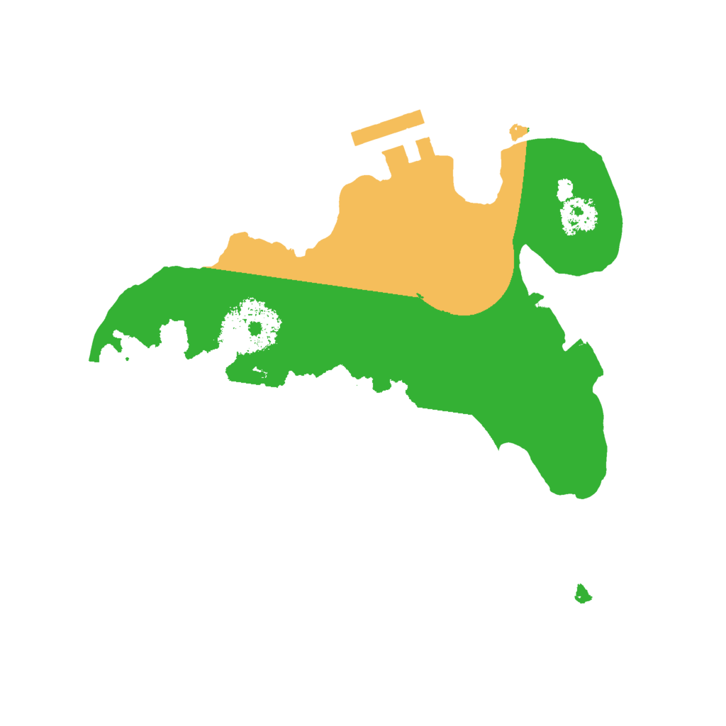 Biome Rust Map: Procedural Map, Size: 2000, Seed: 257264043